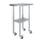 Amgood 18 in. x 24 in. Stainless Steel Table With Wheels AMG WT-1824-WHEELS - alternate 1